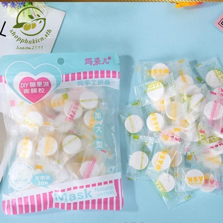 Mặt nạ giấy dạng nén DIY23 SẴN