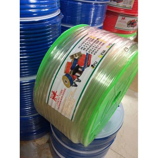 DÂY HƠI PU LION KHÍ NÉN ỐNG 6*10mm *100 MÉT - MÀU TRẮNG TRONG