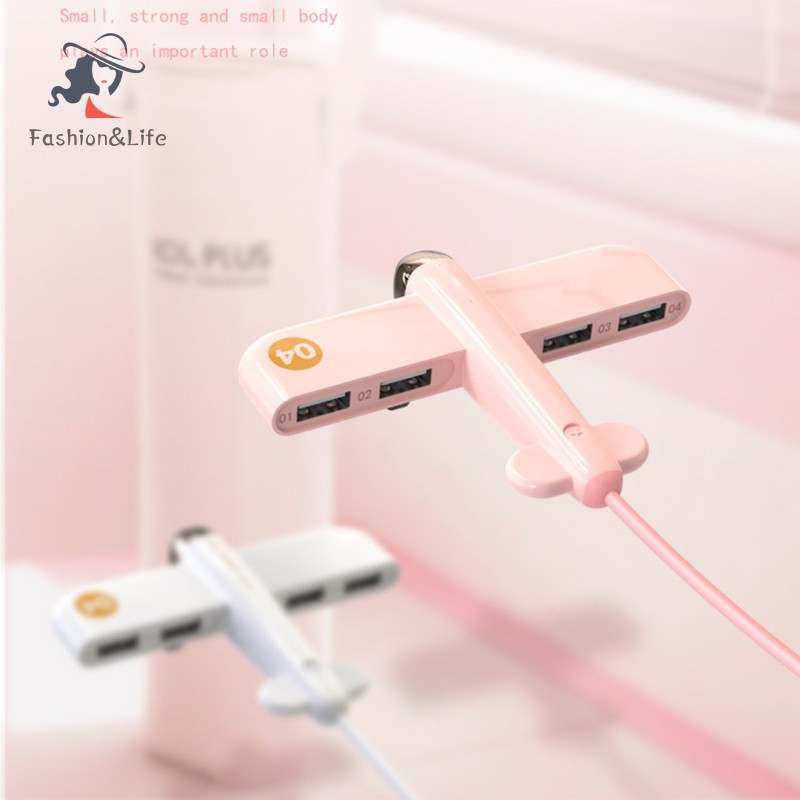 Dây Cáp Sạc Mở Rộng Nhiều Cổng Hình Máy Bay Cho Điện Thoại | BigBuy360 - bigbuy360.vn