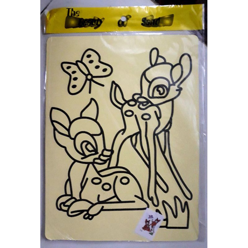 10 tranh cát khổ giấy A4