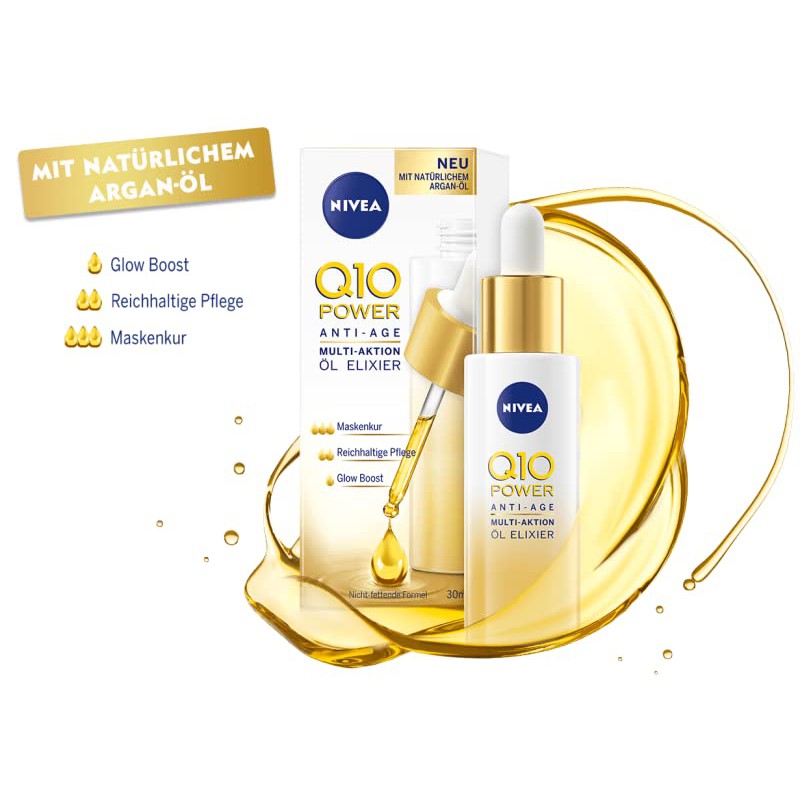 Huyết thanh Nivea Q10 Power Anti - Age Chống Lão Hóa 30ML – Nội địa Đức