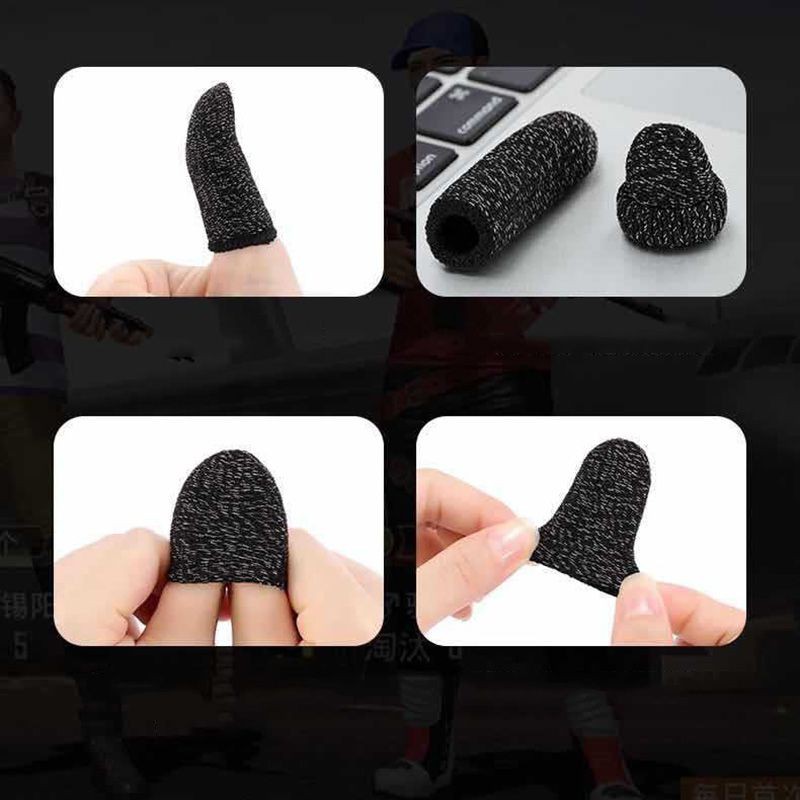 Cặp găng ngón tay chơi game màn hình cảm ứng chống thấm mồ hôi