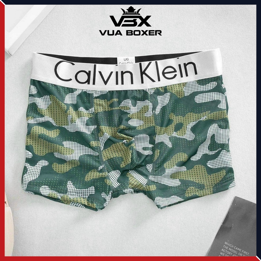Quần Lót Nam Boxer CK Quần Sịp Nam Thun Lạnh Kháng Khuẩn Nhanh Khô Siêu Co Dãn Độ Bền Cao CK-TL01