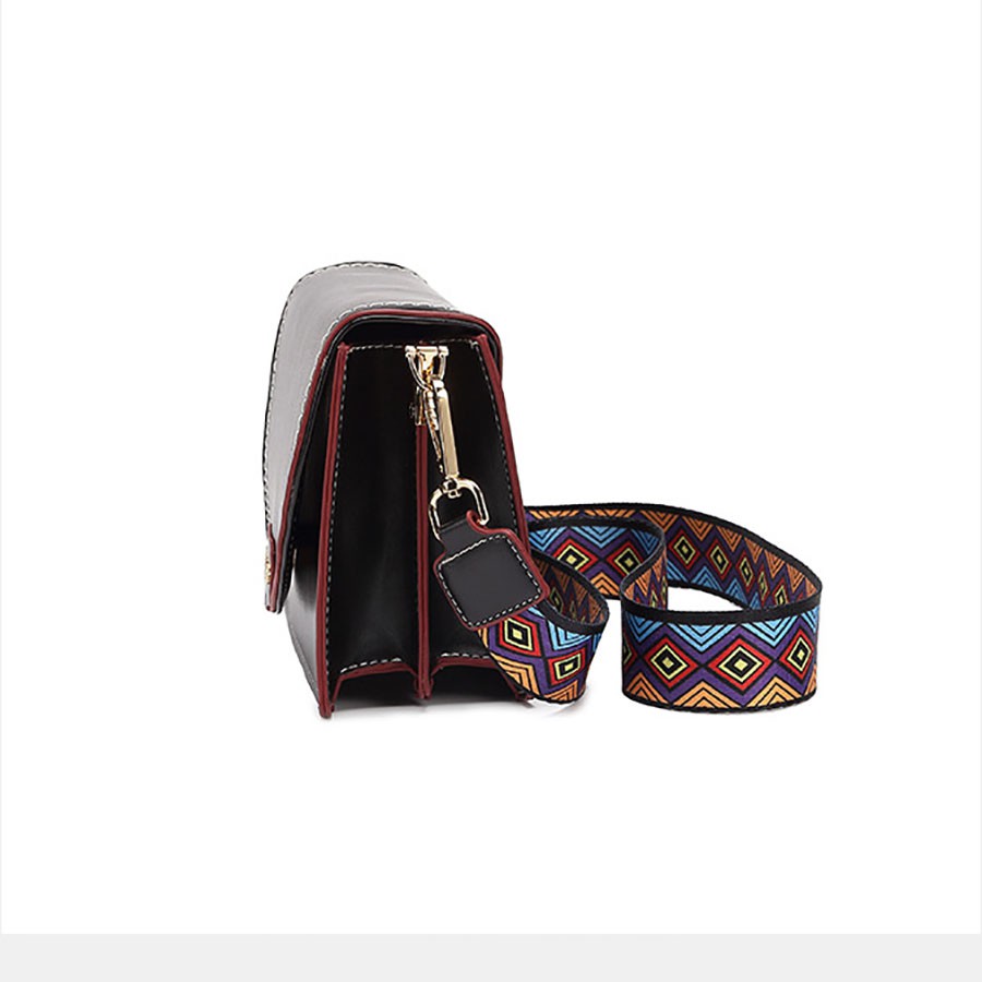 [HOT]Túi đeo chéo nữ , đeo được hai kiểu dây da và dây vải - RiBi Shop