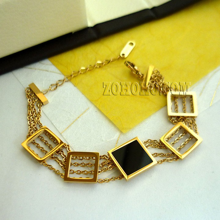 Lắc tay ô vuông LZ556