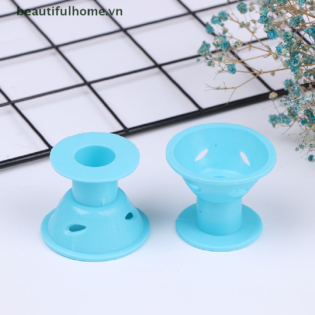 Bộ 10 Dụng Cụ Uốn Tóc Bằng Cao Su Silicon Mềm Không Dùng Nhiệt