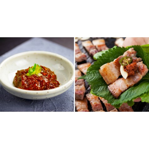 Tương chấm thịt nướng Hàn Quốc - Sốt tương đậu chấm thịt Hàng Nhập Khẩu CJ Foods 450g