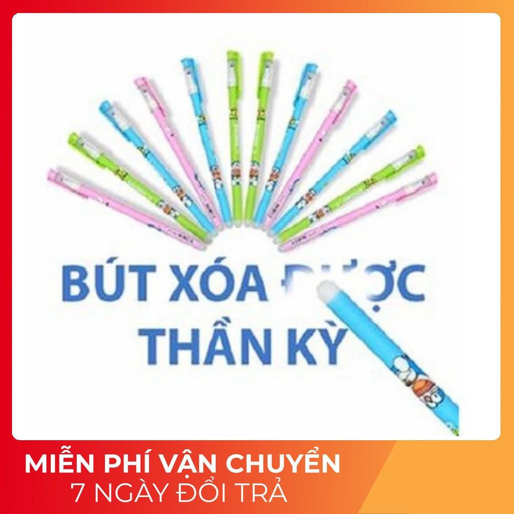 Hộp 12 cây Viết bi bôi được , bút tẩy được , xoá