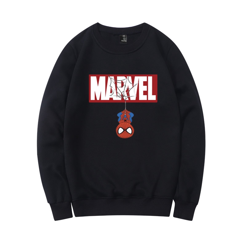 Áo hoodie tay dài in hình người nhện phong cách Hàn Quốc | BigBuy360 - bigbuy360.vn