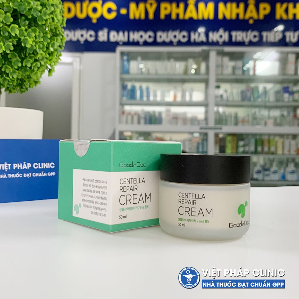 GoodnDoc Centella Repair Cream Kem Phục Hồi Dưỡng Ẩm Trắng Sáng Da Chống Lão Hóa