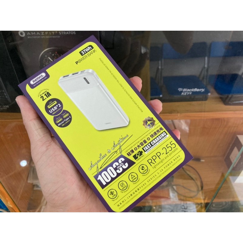 [Mã SKAMCLU9 giảm 10% đơn 100K] Pin sạc dự phòng 10.000mah chính hãng Remax Rpp-255