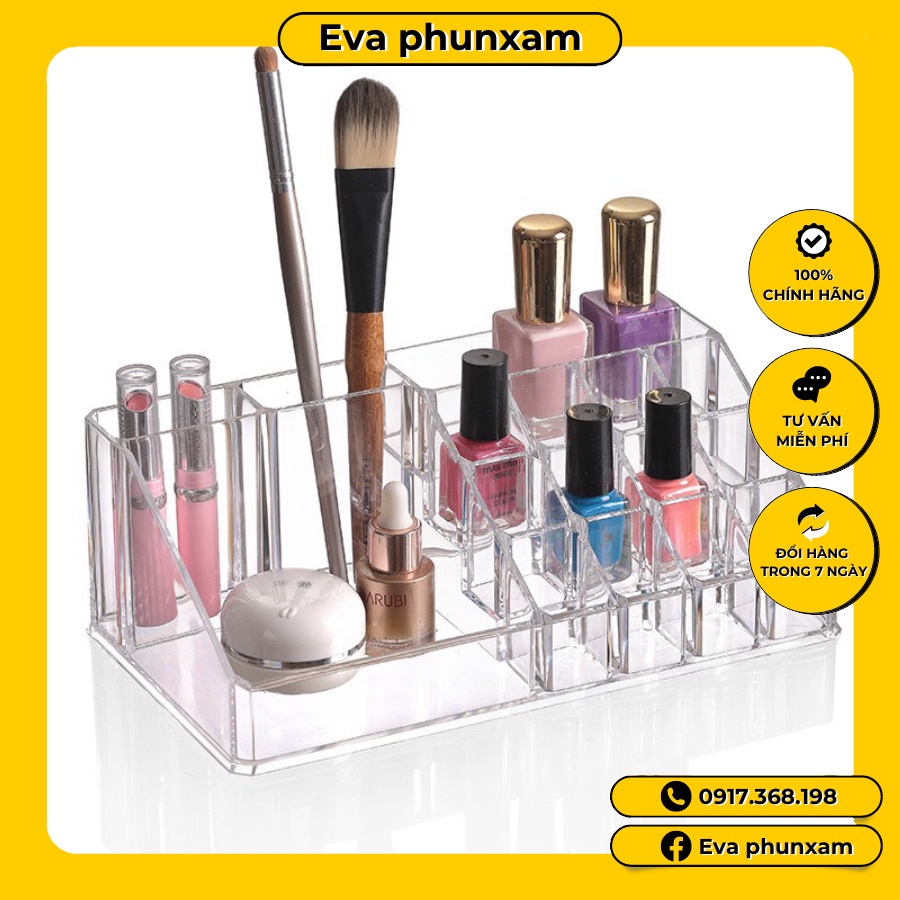 Khay Son Trong Suốt / Kệ Mỹ Phẩm Trong Suốt .Khay Son Meka