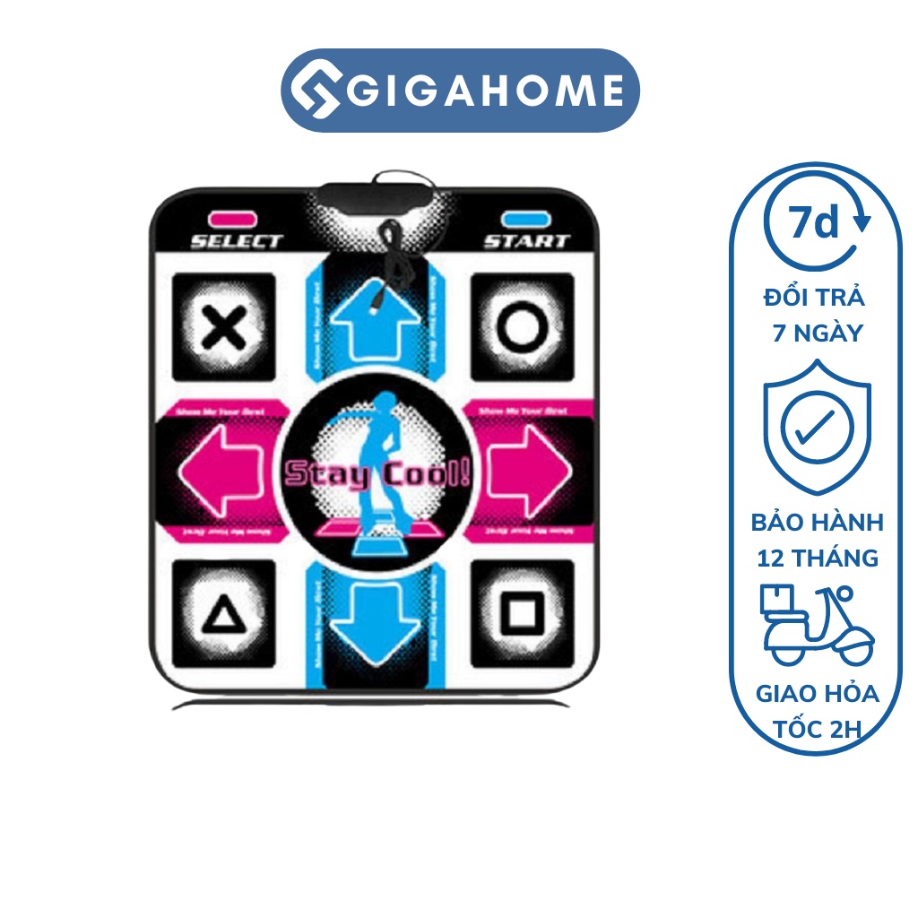 Thảm Nhảy Audition USB 11 GIGAHOME Có Nhạc, Có Thể Thay Thế Các Bài Tập Yoga 7541