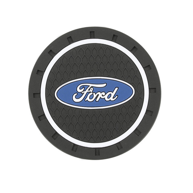 Bộ 1/2 miếng lót cốc bằng silicon chống trượt cho xe hơi Ford Mk2 Mk3 Mondeo Mk4 Ranger Everest Focus Fiesta Ecpsport