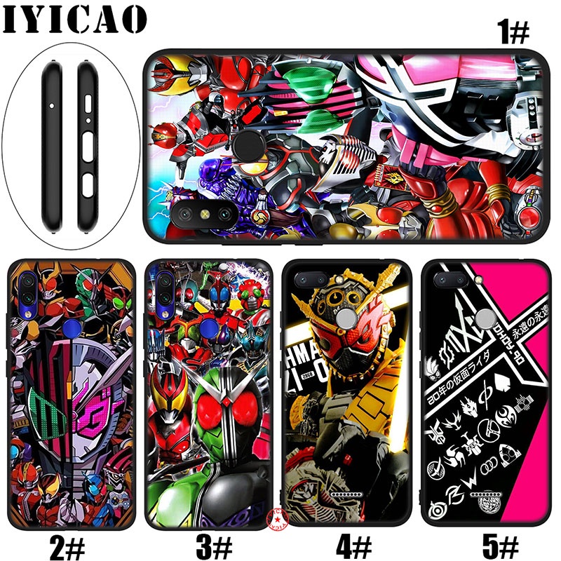 Ốp Điện Thoại Họa Tiết Hoạt Hình Kamen Rider Độc Đáo Cho Xiaomi Redmi Note 7 8 8T 8A 9A 10X Pro QWE82