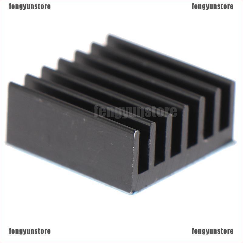 Set 10 Miếng Tản Nhiệt Bằng Nhôm Màu Đen 14x14 X 6mm | BigBuy360 - bigbuy360.vn