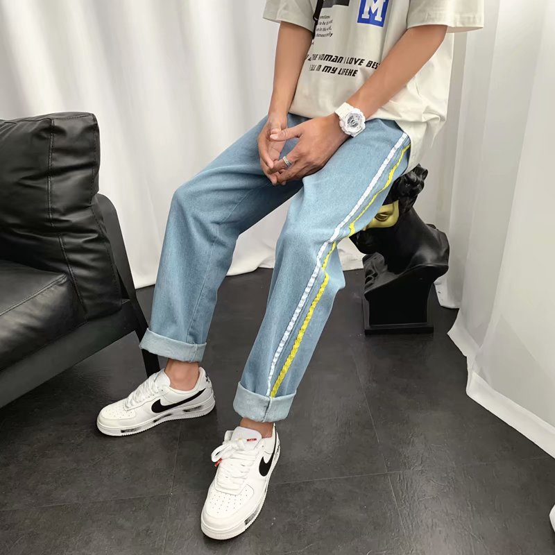 Fashionable and youthful fashion drawstring jeans for men | BigBuy360 - bigbuy360.vn