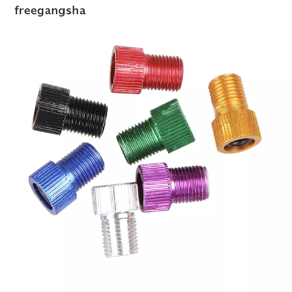 [FREG] 6 Pc Aluminum Bicycle Bike Valve PRESTA to SCHRADER Converter Car Valve Adapter FDH