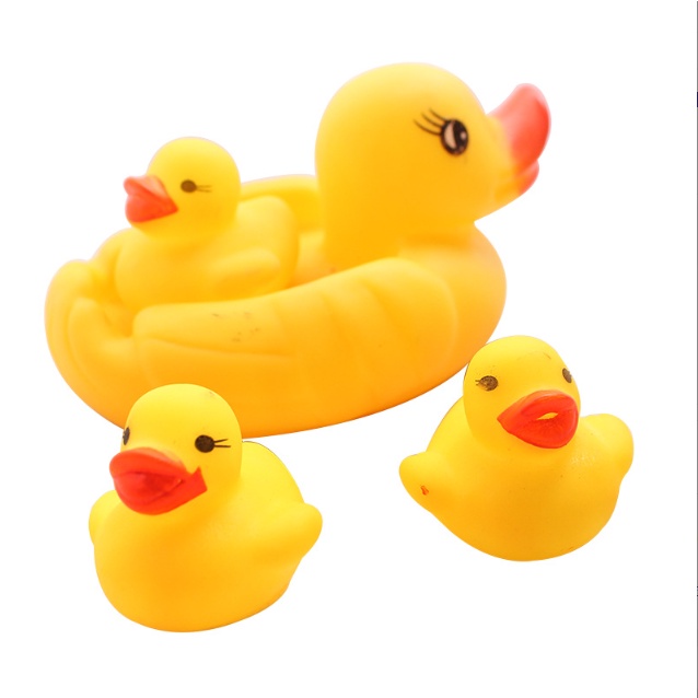 Đàn Vịt Thả Bồn Tắm Cho Bé 4 Con Vịt Kêu Chíp Chíp được bé yêu thích