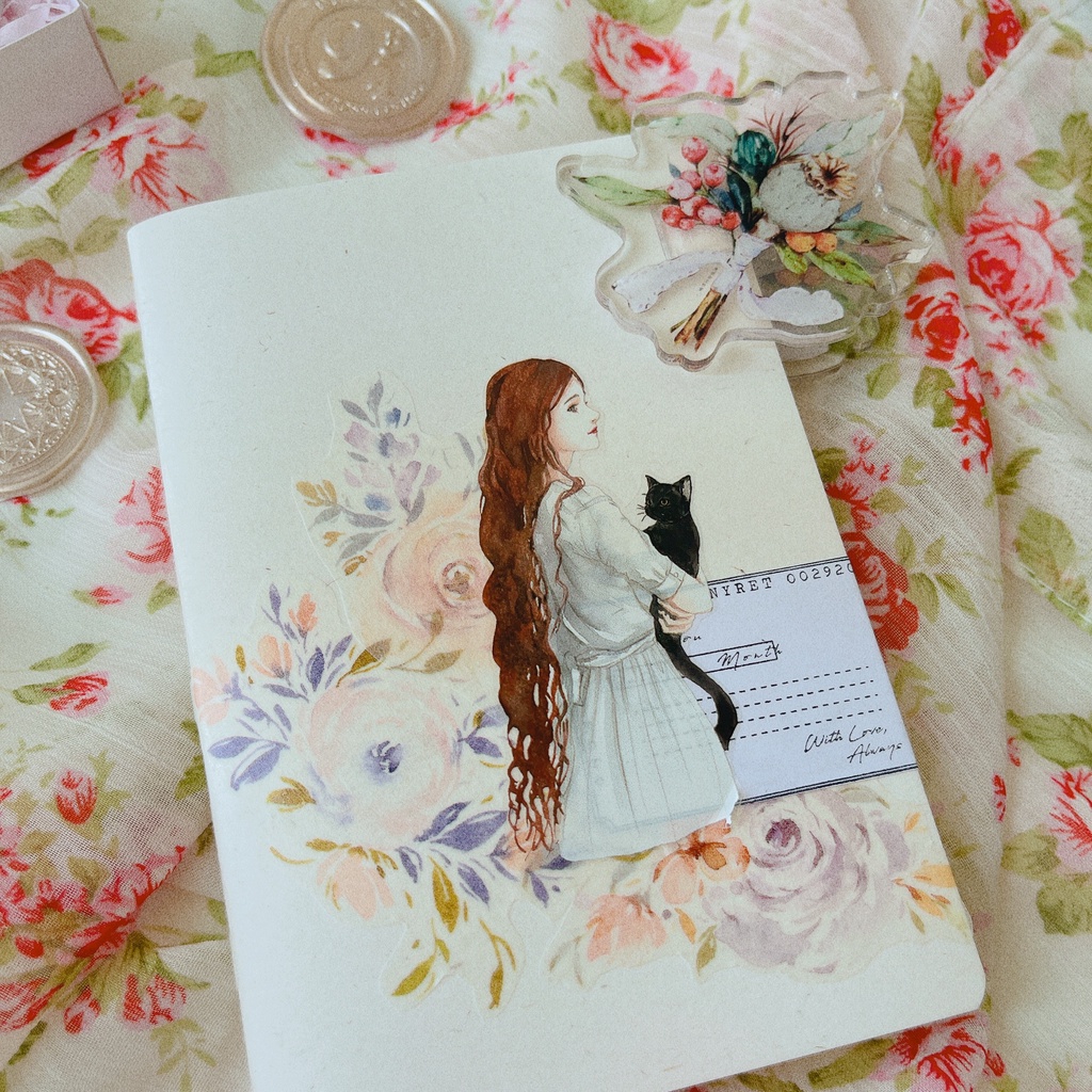 Sổ Mini và Set Trang Trí Bìa Sổ - Hidari