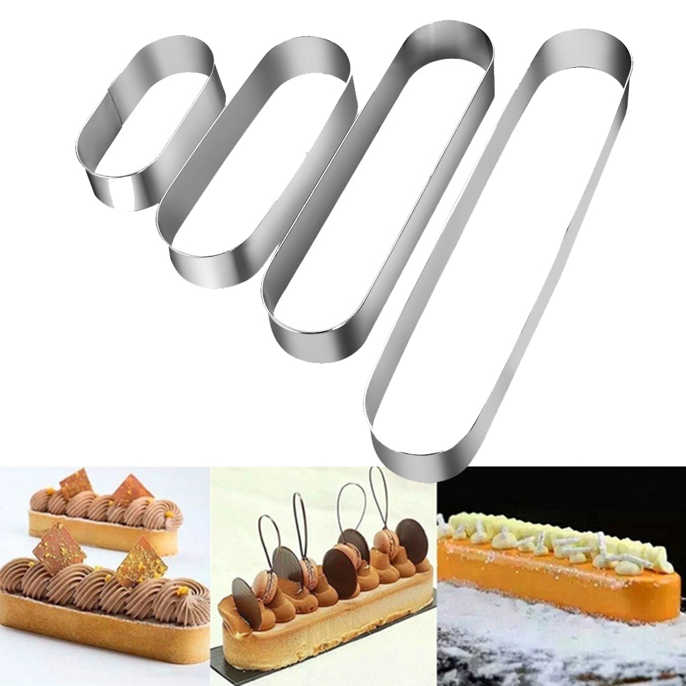 Khuôn Inox Làm Bánh Hình Oval