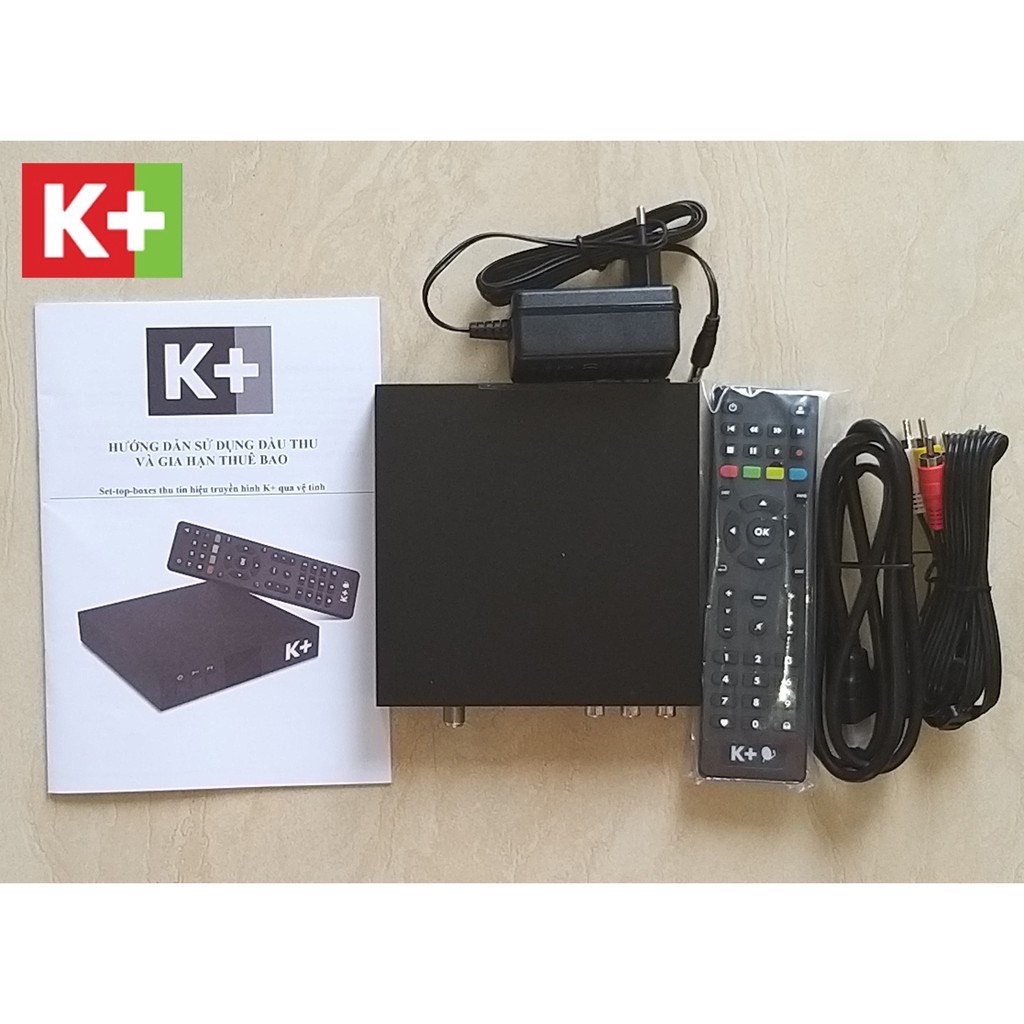 BỘ ĐẦU THU K+ HD MẨU MỚI NHẤT, ĐIỀU KHIÊN + NGUÔN + DÂY HDMI