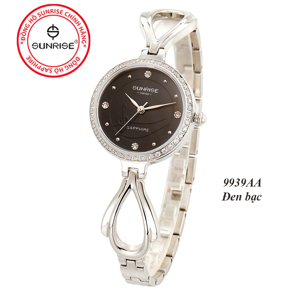 Đồng hồ nữ đính đá Sunrise 9939AA siêu mỏng kính Sapphire chống xước - Fullbox chính hãng | BigBuy360 - bigbuy360.vn