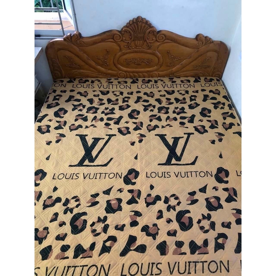 Bộ Ga Trần Bông + 2 Vỏ Gối Trần Bông Cotton Poly Dày Dặn