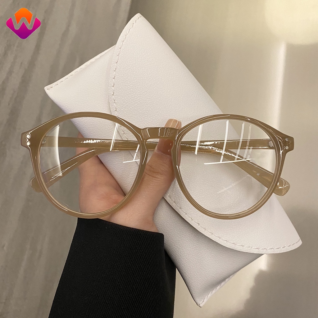 Mắt Kính Gọng Tròn Phong Cách Thời Trang Hàn Quốc Cho Nữ