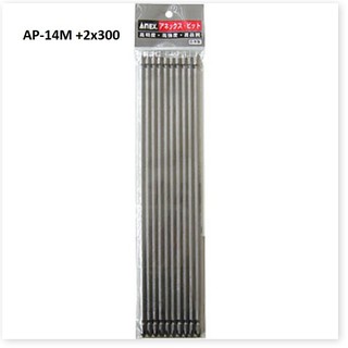 Mũi vặn vít 2 đầu Anex Nhật Bản có từ tính chiều dài 300mm