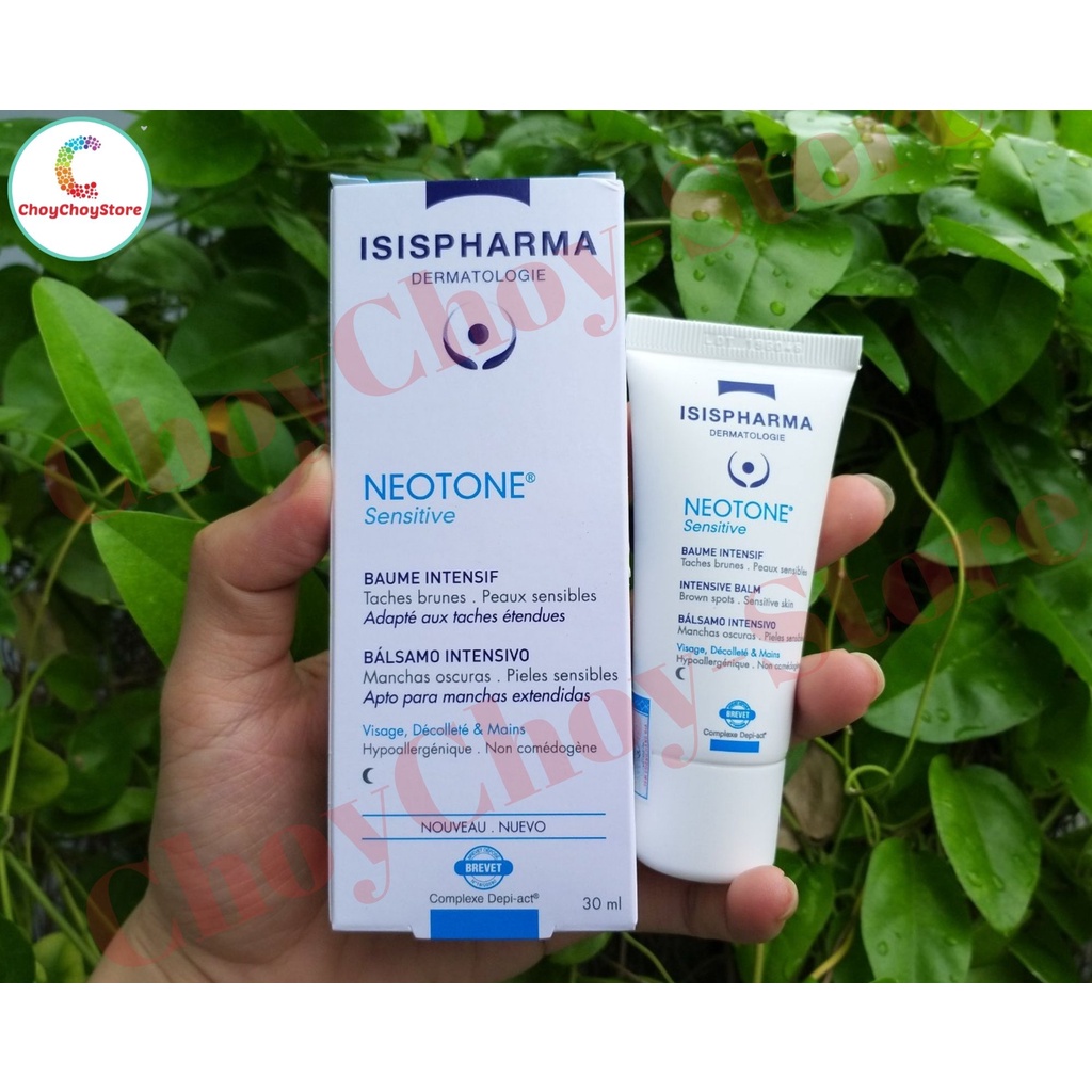 [TEM CTY] ISIS Pharma Neotone Sensitive 30mL - Kem giảm sạm da, tàn nhang cho da nhạy cảm