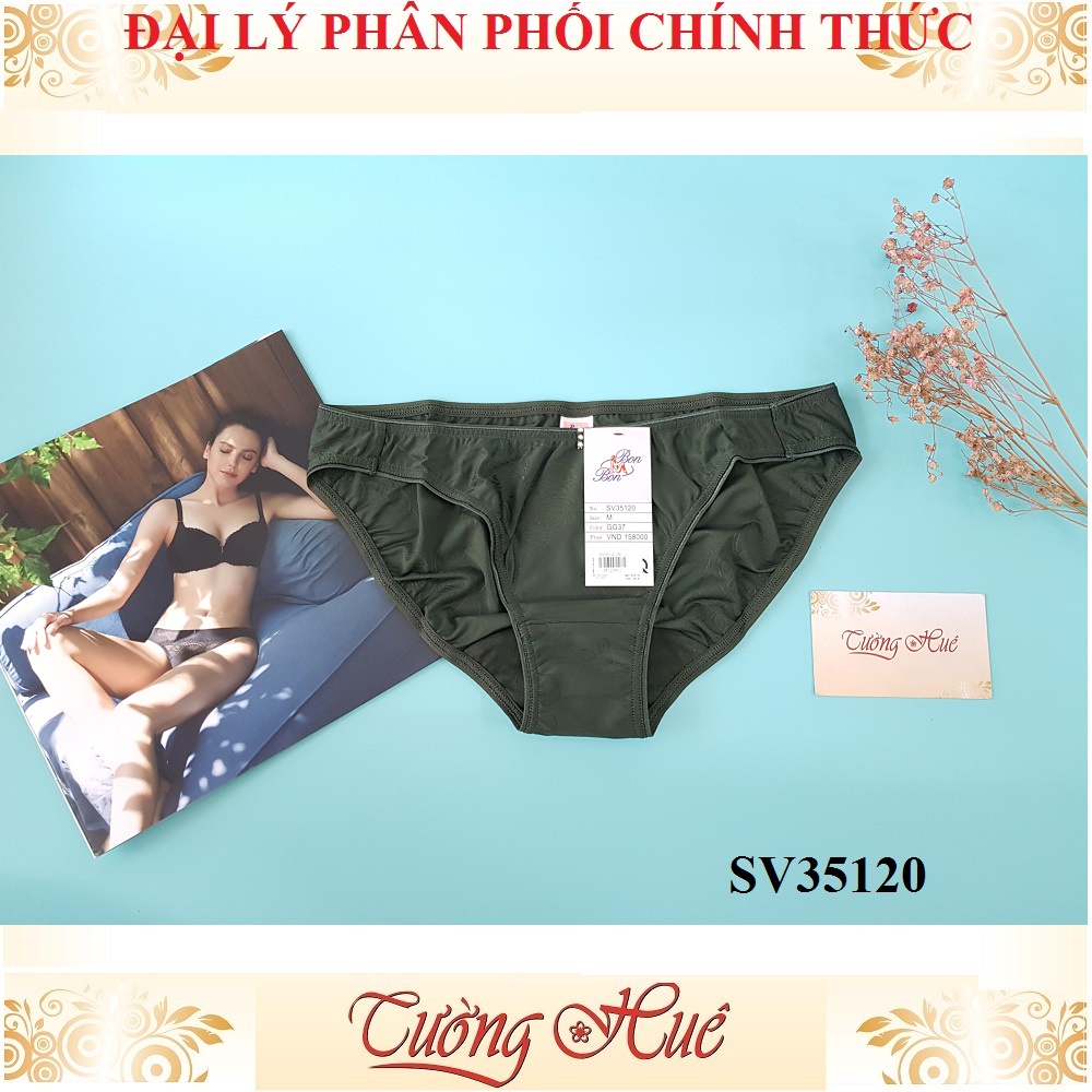 SALE SALE SALE - Quần lót nữ Bon Bon SV35120 in hoa chìm, lưng thấp.
