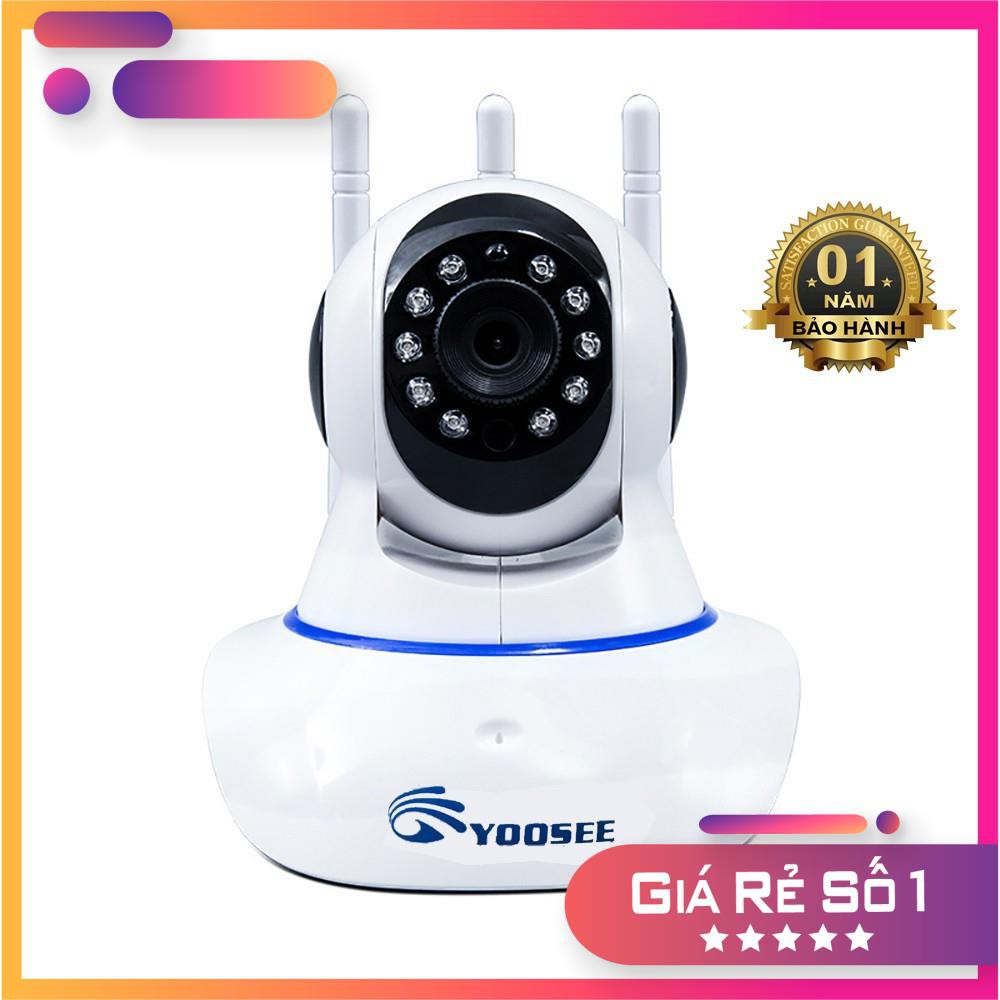 [Giá Sập Sàn] Camera Giám Sát Yoosee 3 Râu - Kèm Thẻ Nhớ 16GB 32GB 64GB