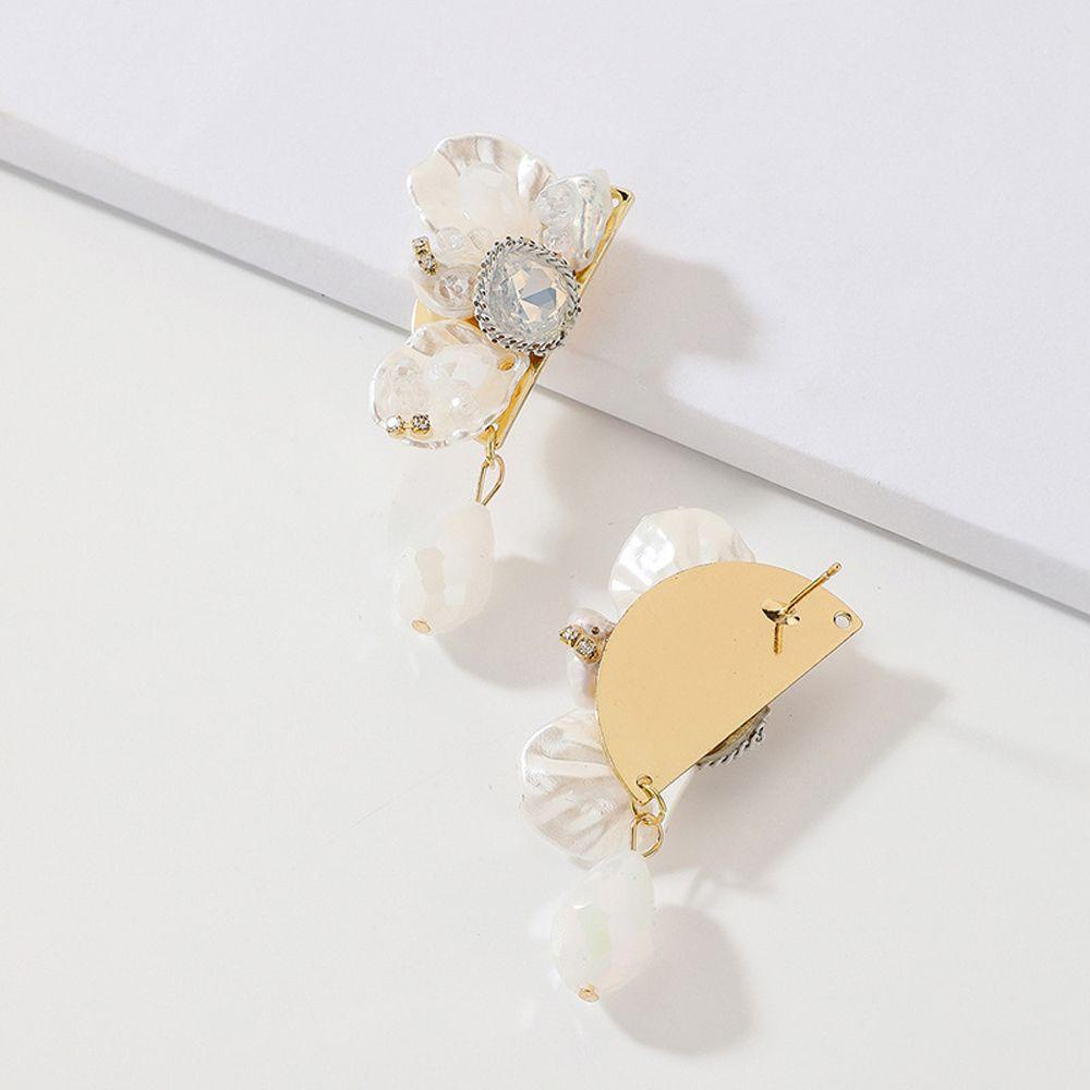 Bông Tai Hình Vỏ Sò Phong Cách Baroque Ngọt Ngào Cho Nữ