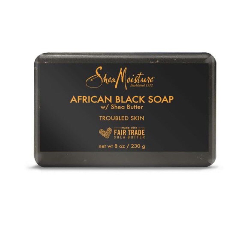 Xà phòng đen châu Phi giảm mụn Shea Moisture African Black Soap Bar