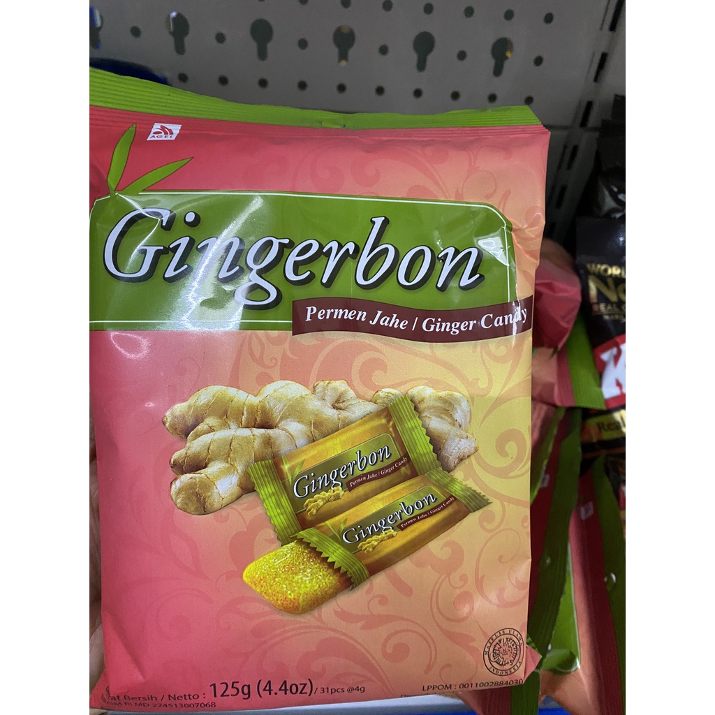 KẸO GỪNG DẺO GINGERBON GÓI 125G