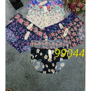 Set quần thông hơi cạp cao hoa