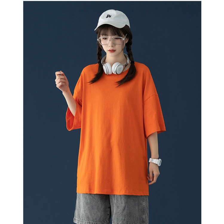 Áo Thun Trơn Tay Lỡ Basic Tee Form Rộng Unisex Chất Cotton - Áo Phông Trơn Form Rộng Nam Nữ Unisex X.Store Có Ảnh Thật