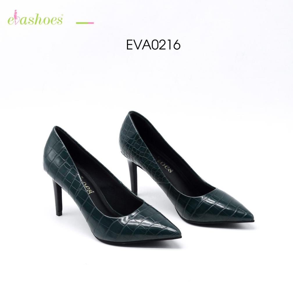 Giày Cao Gót Đế Nhọn Mũi Nhọn Vân Da Cá Sấu 7cm Evashoes – Eva0216 Pr0