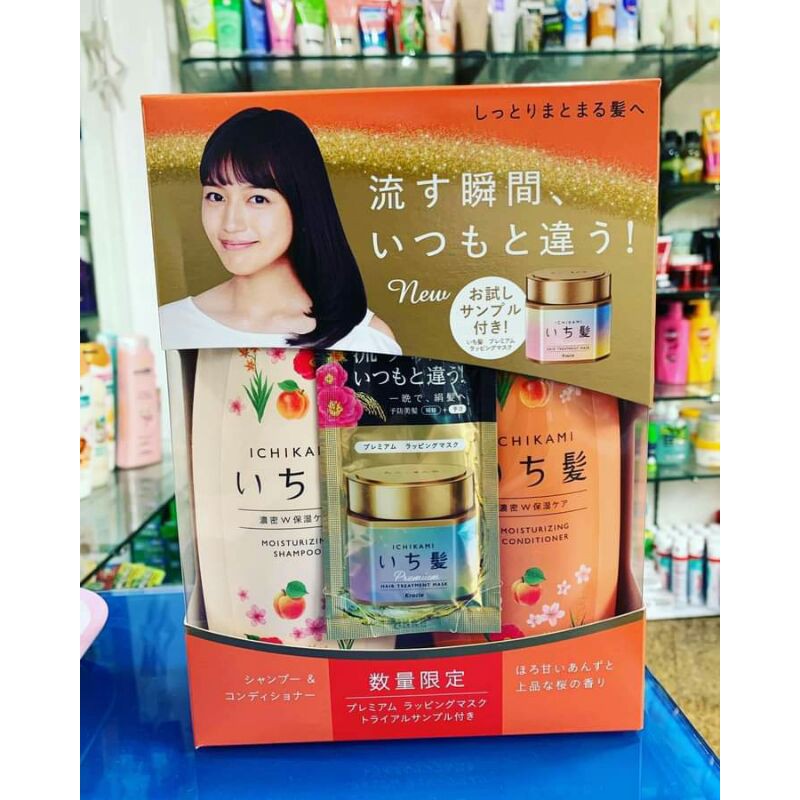 chuẩn nội địa Nhật - Sét dầu gội + xả Ichikami