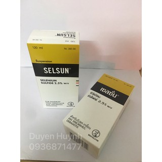 Dầu gội selsun thái lan chai 120ml