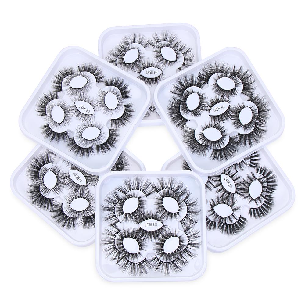 9 Cặp Lông Mi Giả MIH SKONHED Trang Điểm Mắt Hỗn Hợp Không Cần Nối Mi