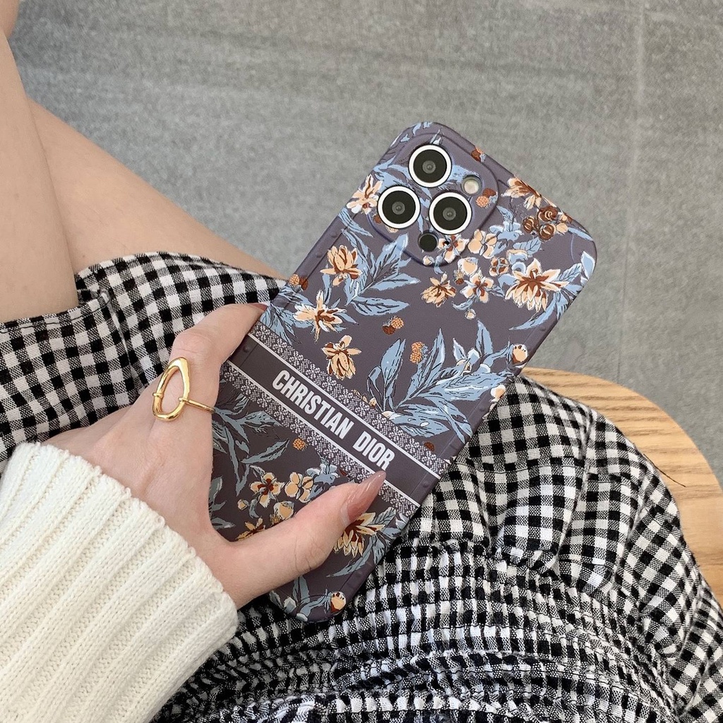 Ốp lưng iphone Ốp iphone Hoa 【DlOR】 iphone13 /7/ 7plus/ 8 / 8plus / x / xr / xs max / 11 /12 / pro / pro max - Tce case