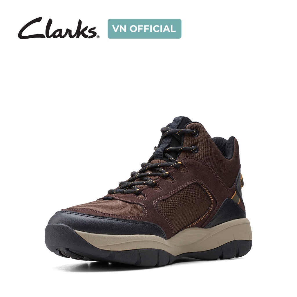 Giày cao cổ thể thao nam CLARKS Ervin Mid màu nâu