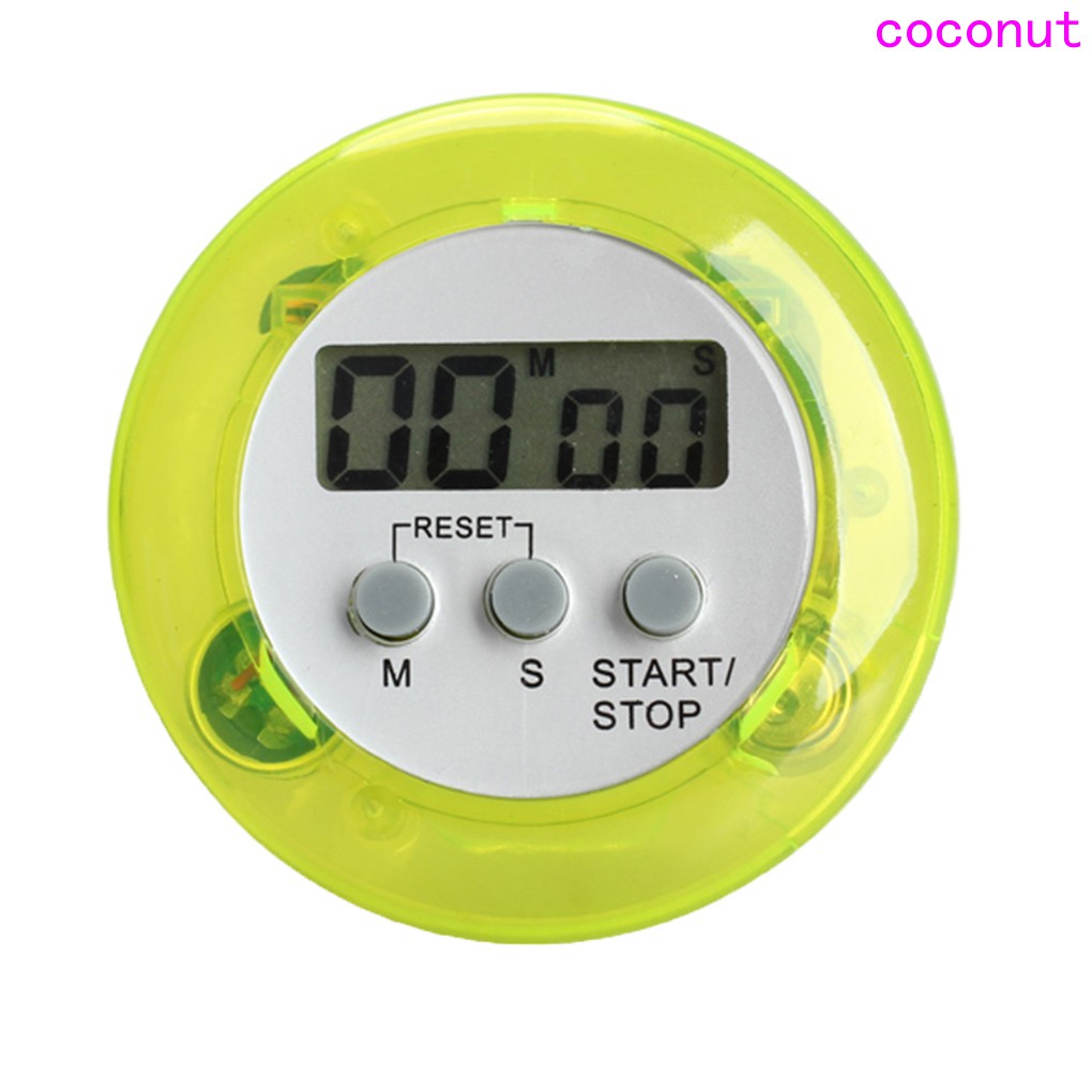 LCD Digital Kitchen Calculagraph Countdown Magnetic Timer Back Stand Cooking Time Count UP Alarm Clock