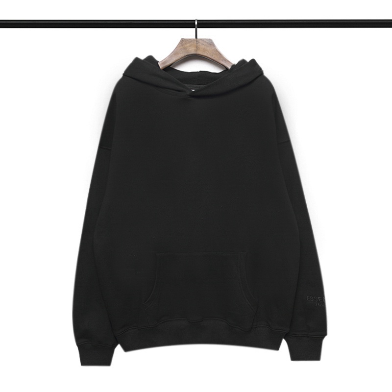 ✴Essentials Áo Khoác Cotton Kaki Tay Dài Có Mũ Trùm Đầu FG Màu Trắng Đen Hồng Xanh Dương FEAR OF GOD Cho Nam Và Nữ