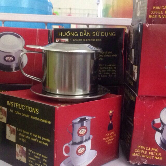 [Gía sỉ] Phin pha cà phê inox MISY HOME lọc ủ cà phê cafe 7 8 9 cf Longcam đẹp Việt Nam FILTER COFEE