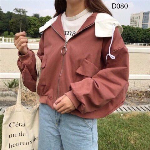 Áo khoác dù 2 lớp form rộng