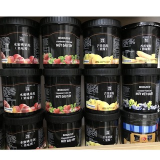 Mứt/Sốt Hoa Quả BODOU Đầy Đủ Các Vị Hộp 1.36 Kg