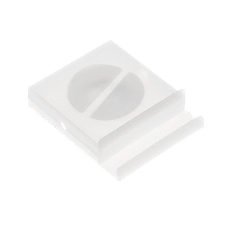 Giá Đỡ Điện Thoại/Dây Cáp Sạc Hình Vuông Bằng Nhựa Đa Năng Có Thể Tái Sử Dụng